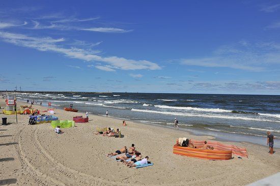 Windsurfing na plaży